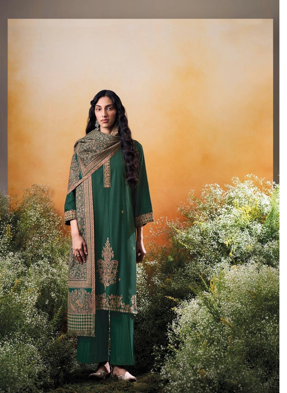 Ganga Fashion Raahee Winter Collection Pure Pashmina Suit C2334