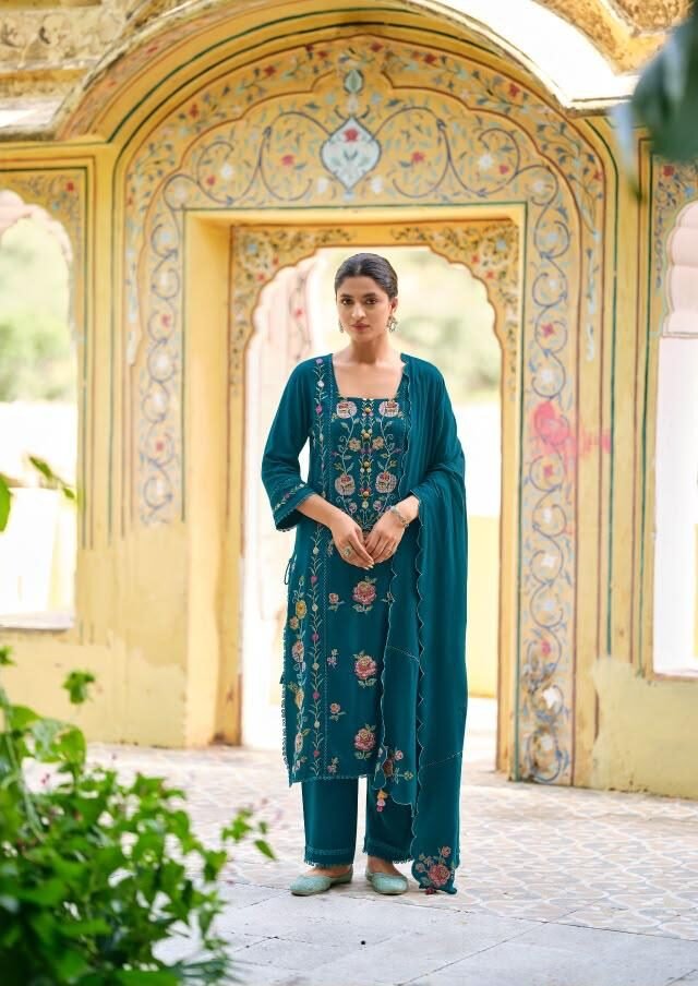Jay Vijay Prints Gulrez Winter Collection Premium Pashmina Suit 11745