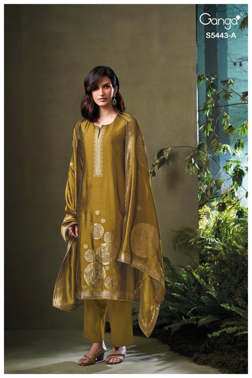 Ganga Fashion Maithili Premium Pure Silk Kurta Set S5443-A