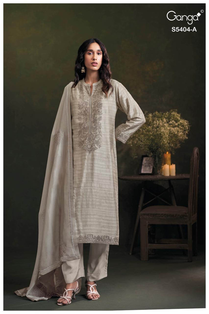 Ganga Fashion Azmira S5404 Premium Pure Silk Kurta Set S5404-A