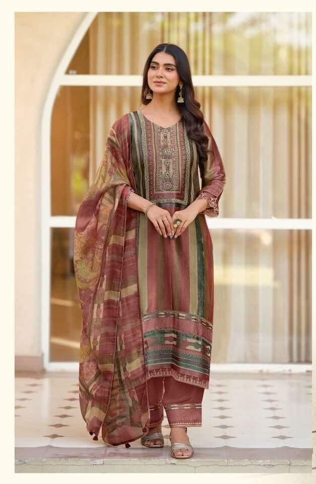 Jay Vijay Prints Zhuri Premium Bemberg Kurta Suit 3366-A