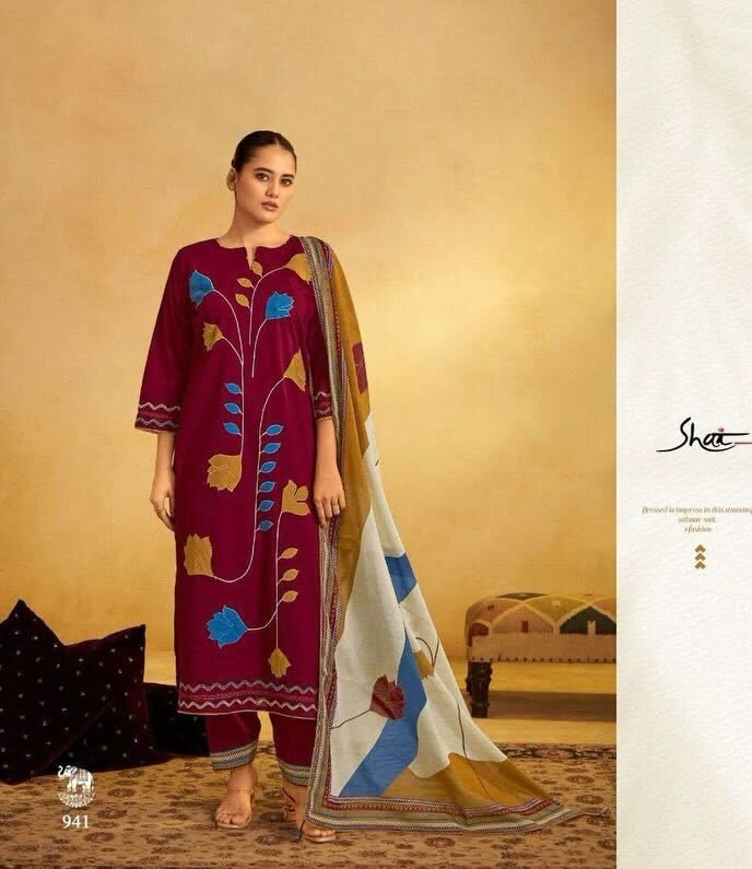 Jay Vijay Prints RAAS Premium Cotton Suit 941