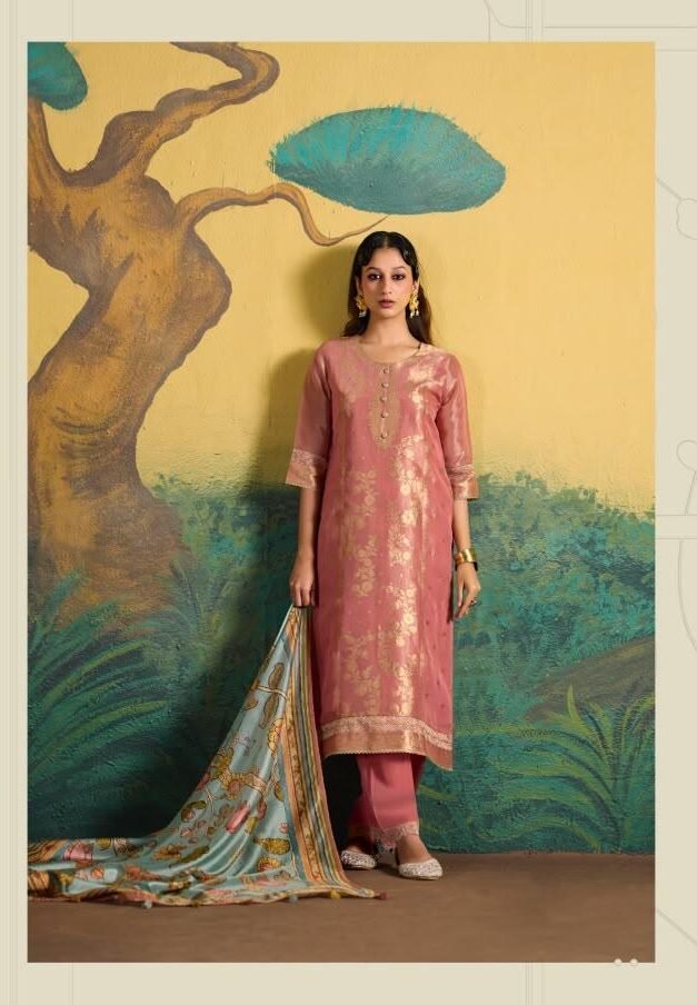Jay Vijay Prints Raashi Pure Kanjiwaram Silk Suit 11764