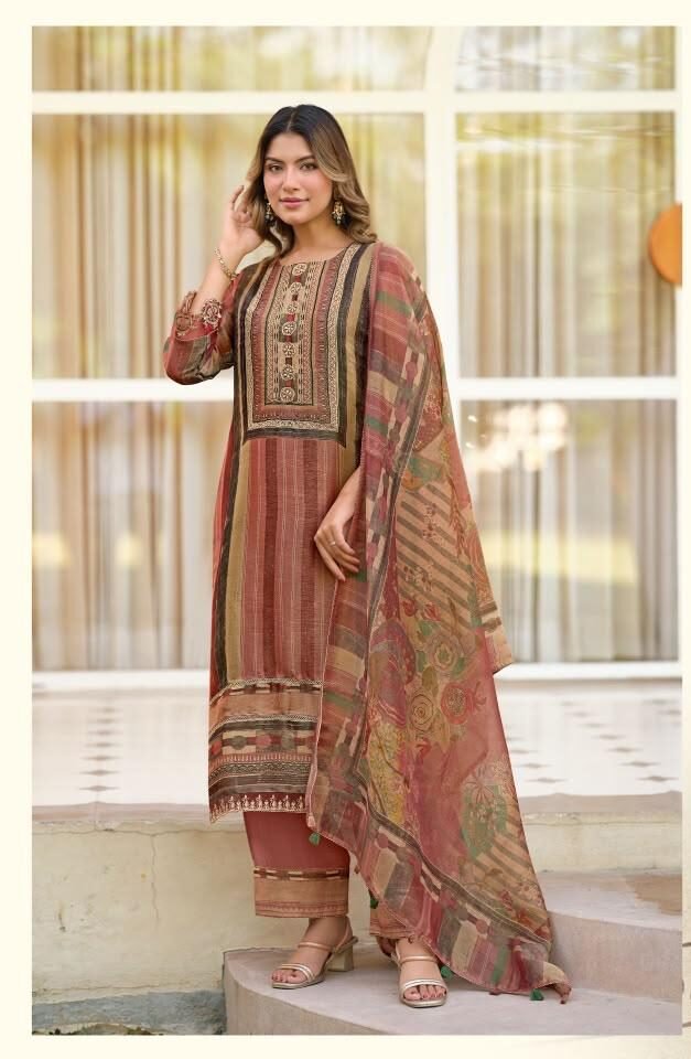 Jay Vijay Prints Zhuri Premium Bemberg Kurta Suit 3366-C