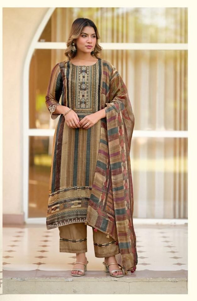 Jay Vijay Prints Zhuri Premium Bemberg Kurta Suit 3366-B