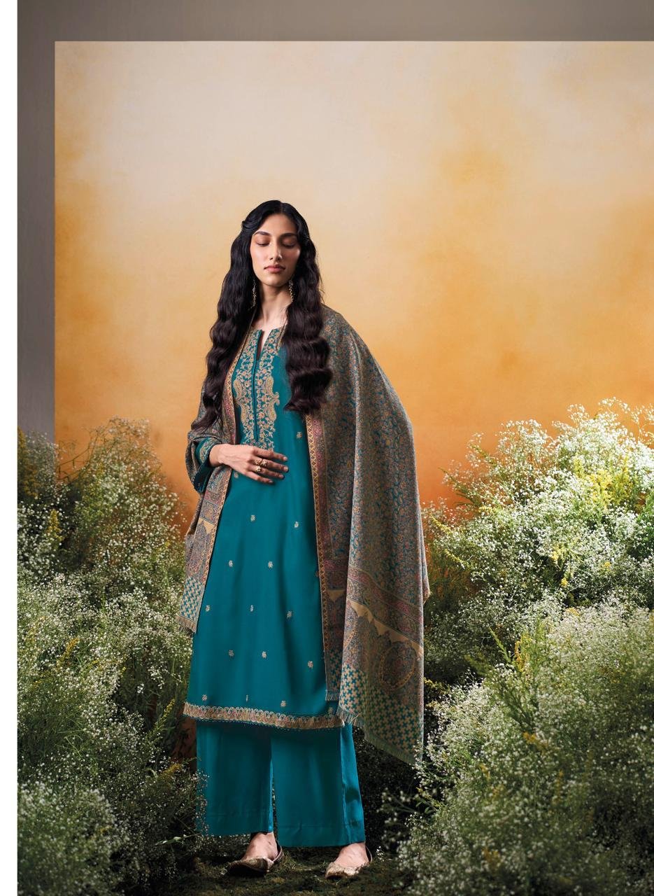 Ganga Fashion Raahee Winter Collection Pure Pashmina Suit C2336