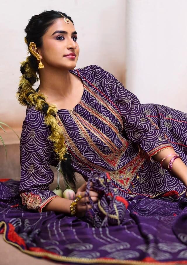 Jay Vijay Prints Mahotsav Pure Bemberg Slub Silk Kurta with Pant and Dupatta 1252