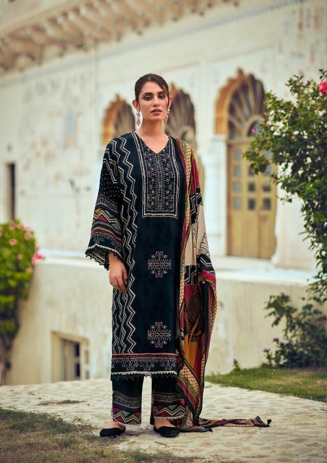 Jay Vijay Prints Pashm Noor Winter Collection Premium Pashmina Suit 11336