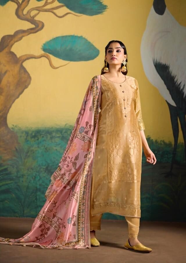 Jay Vijay Prints Raashi Pure Kanjiwaram Silk Suit 11763