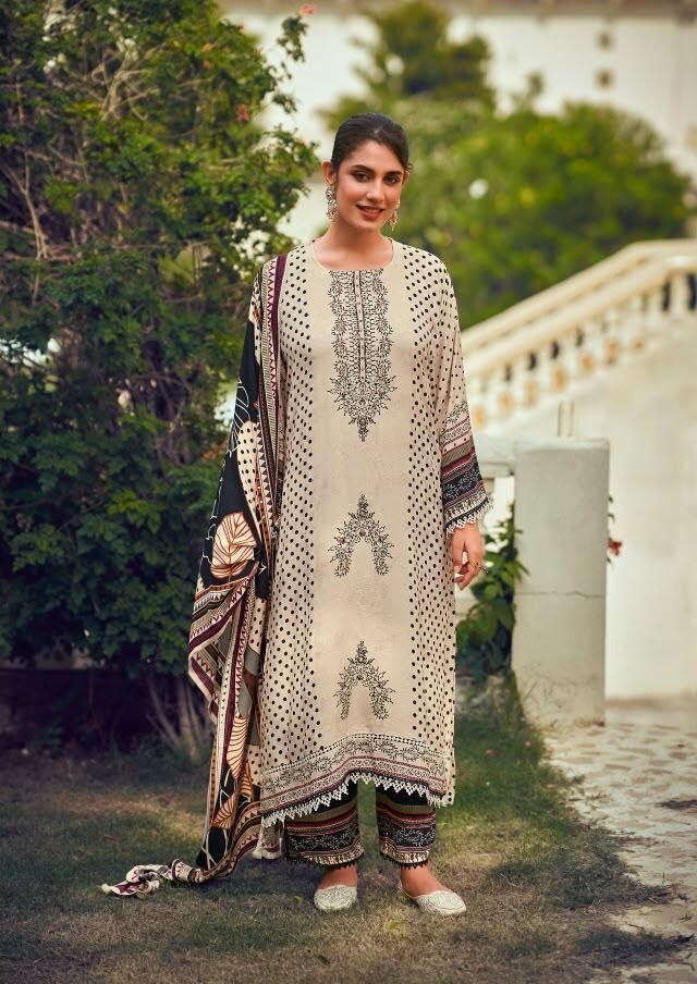 Jay Vijay Prints Pashm Noor Winter Collection Premium Pashmina Suit 11333