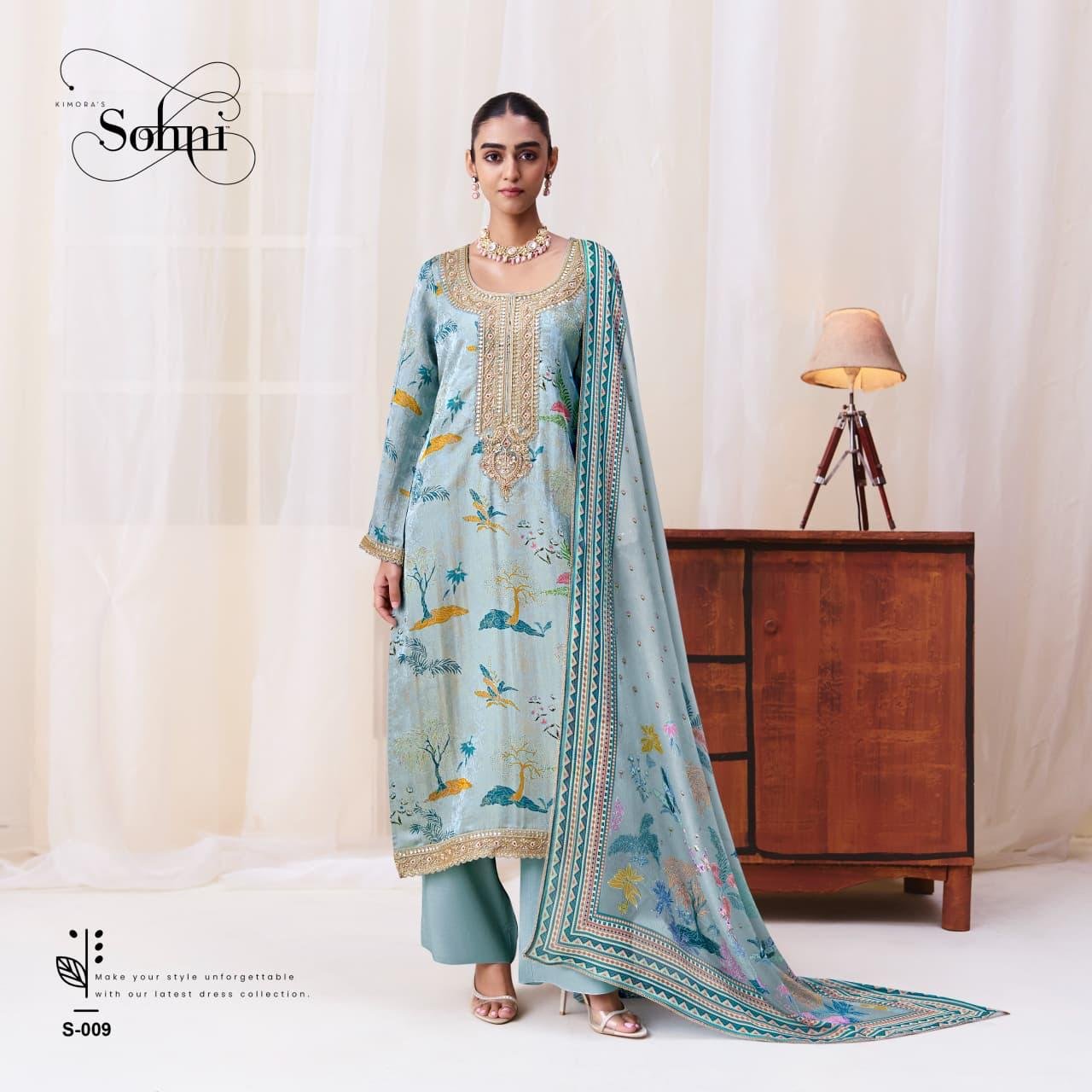Kimora Fashion Sohni Bella Pure Kanjivaram Silk Suit S-009