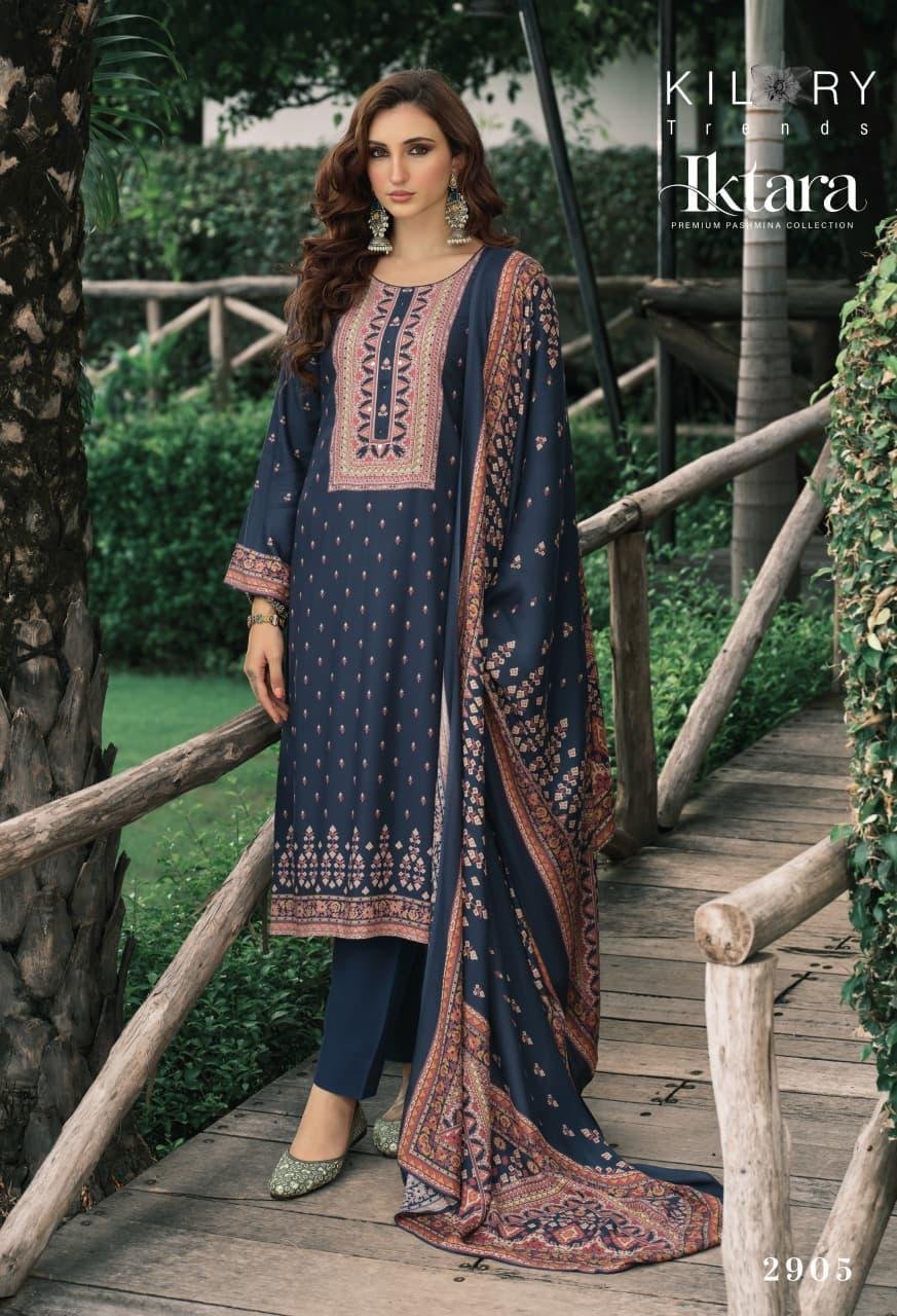 Kilory Trends Iktara Winter Collection Pure Viscose Pashmina Suit 2905