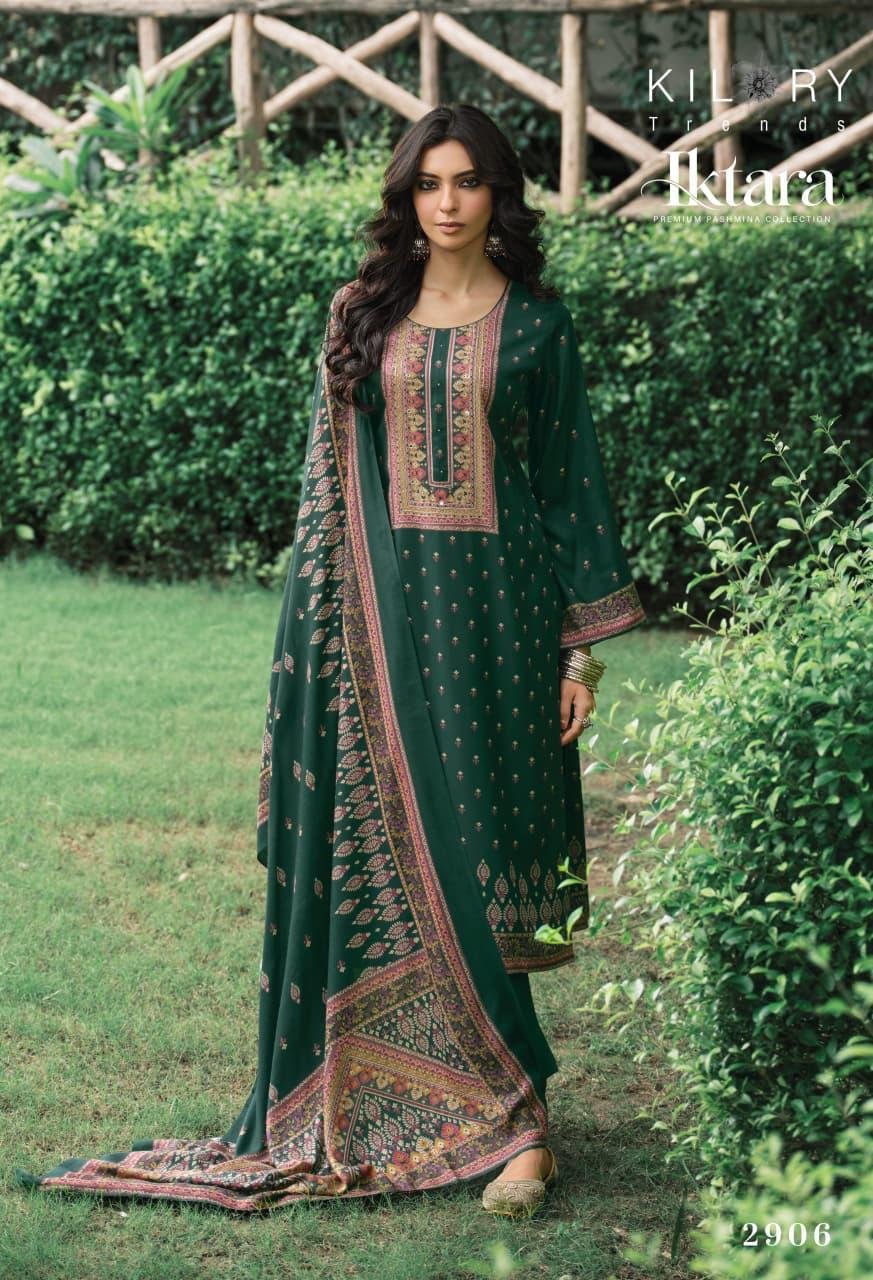 Kilory Trends Iktara Winter Collection Pure Viscose Pashmina Suit 2906