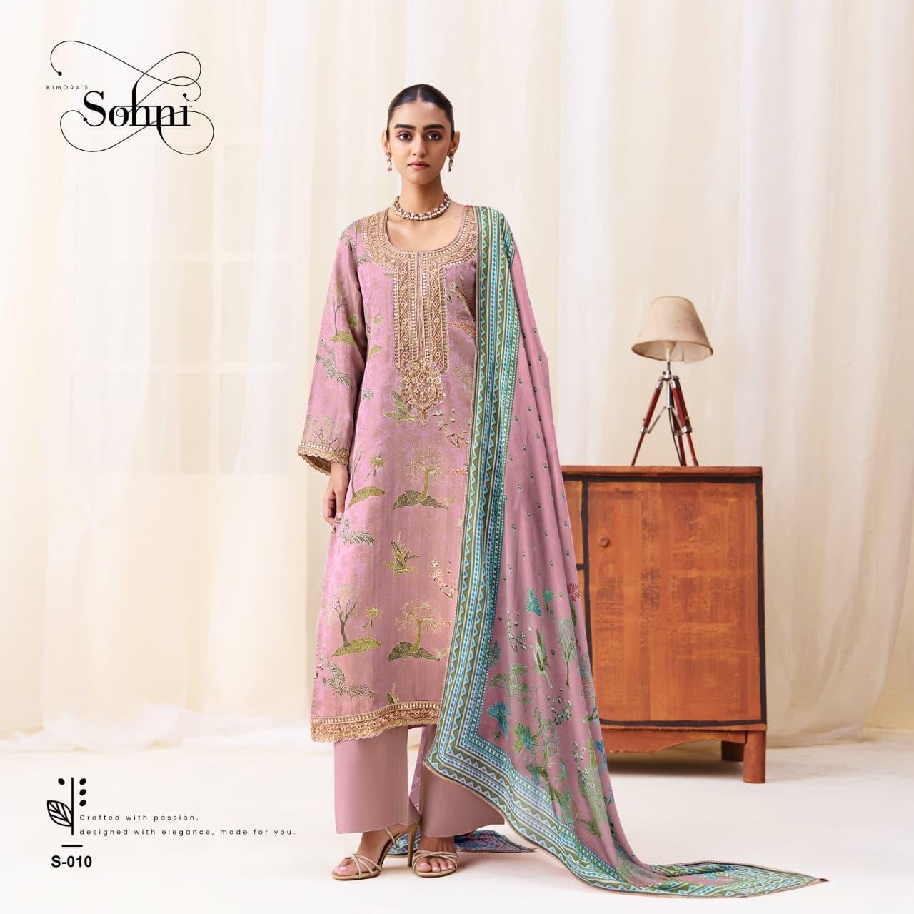 Kimora Fashion Sohni Bella Pure Kanjivaram Silk Suit S-010