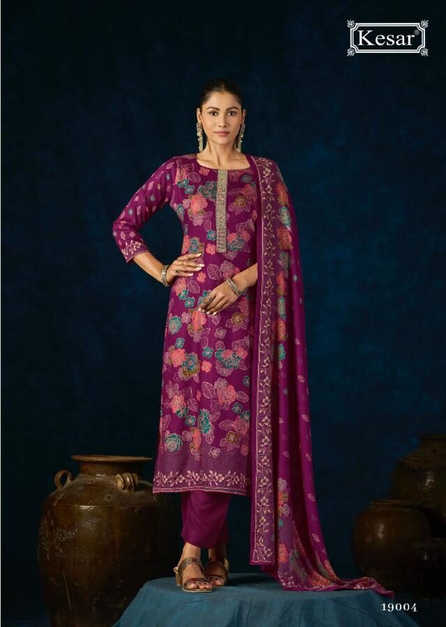 Kesar Karachi Sofiya Winter Collection Pure Viscose Pashmina Suit 19004
