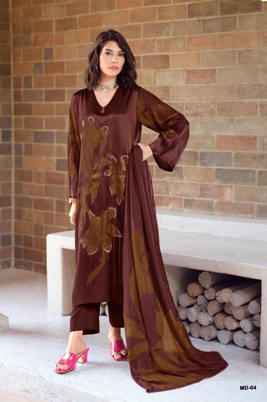 Varsha Fashion Murad Winter Collection Pashmina Suit MD-04