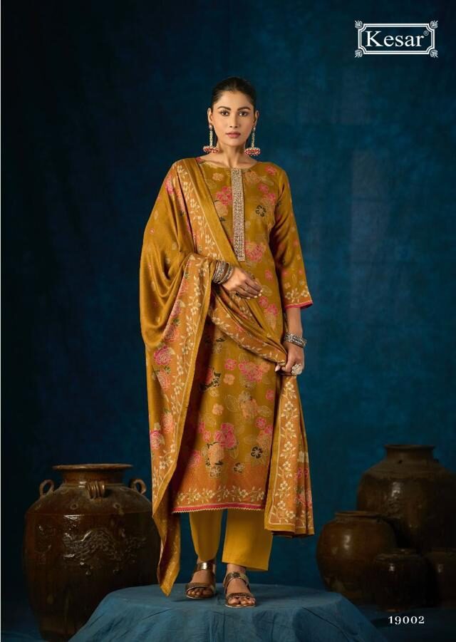 Kesar Karachi Sofiya Winter Collection Pure Viscose Pashmina Suit 19002