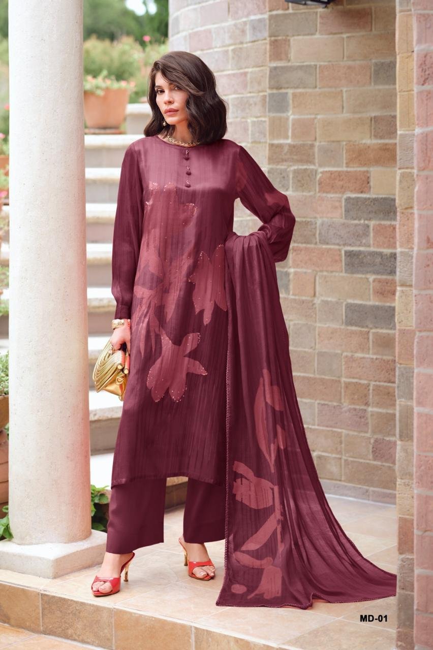 Varsha Fashion Murad Winter Collection Pashmina Suit MD-01