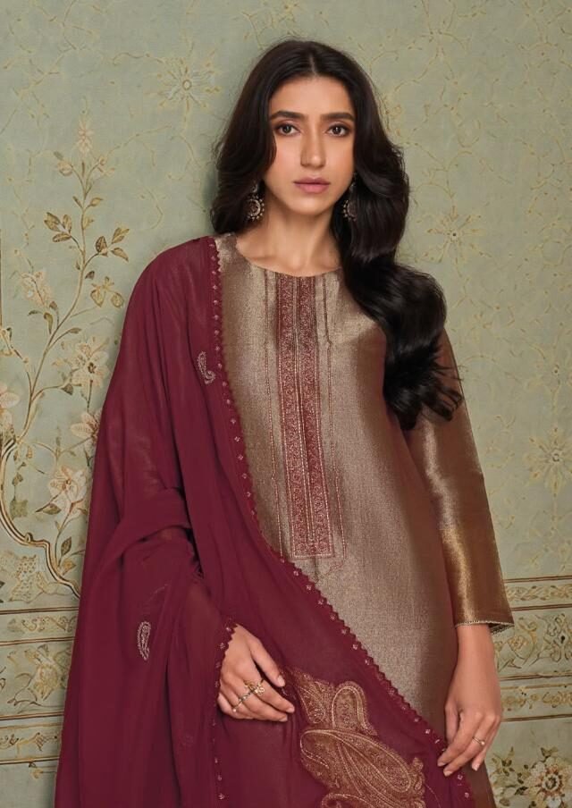 Omtex Alina Kanzivaram Silk Suit 16391-C