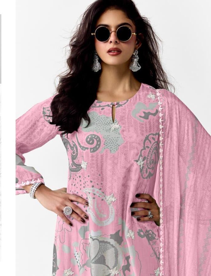 Kimora Fashion Heer Exclusive 2 Pure Pashmina Suit H-0154