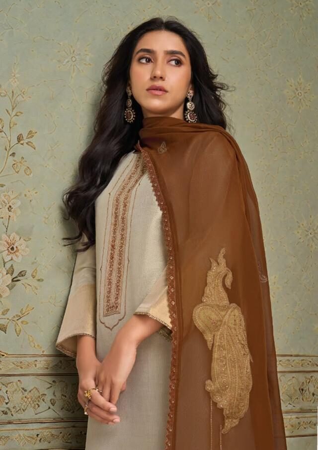 Omtex Alina Kanzivaram Silk Suit 16391-D