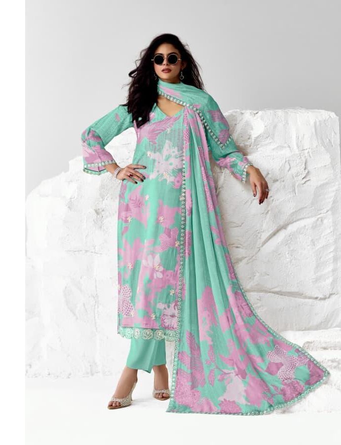 Kimora Fashion Heer Exclusive 2 Pure Pashmina Suit H-0155