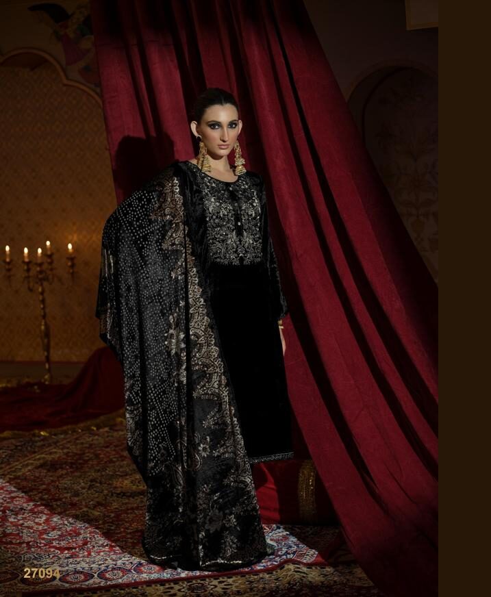 Ibiza Lifestyle Rang-E-Rooh Pure Viscose Velvet Suit 27094