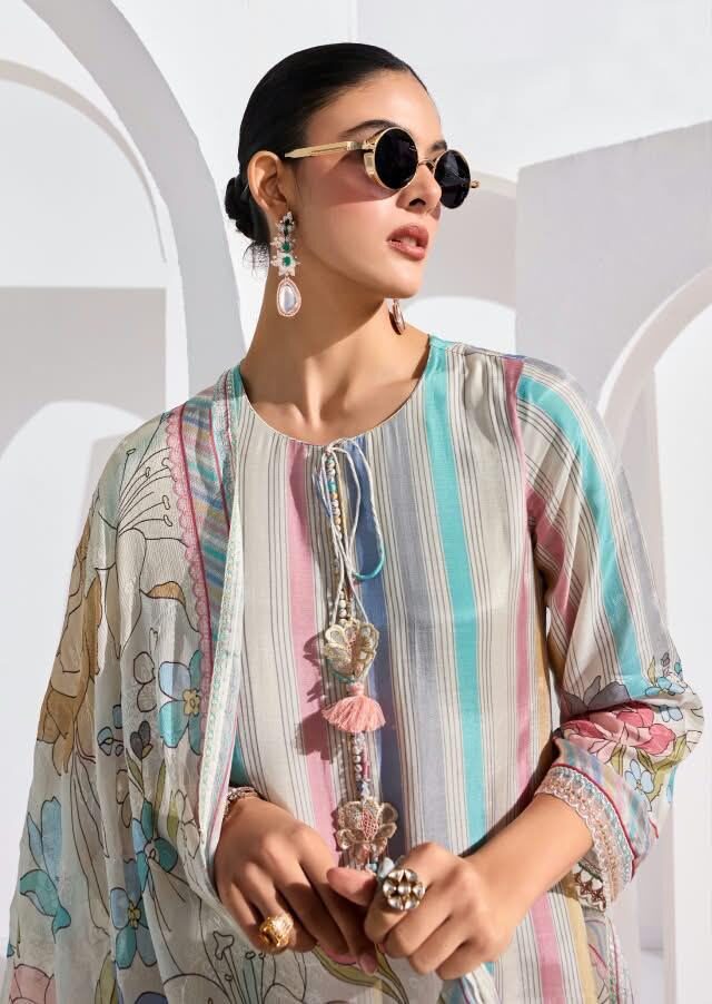 Kimora Fashion Heer Lover Pure Pashmina Suit H-0206