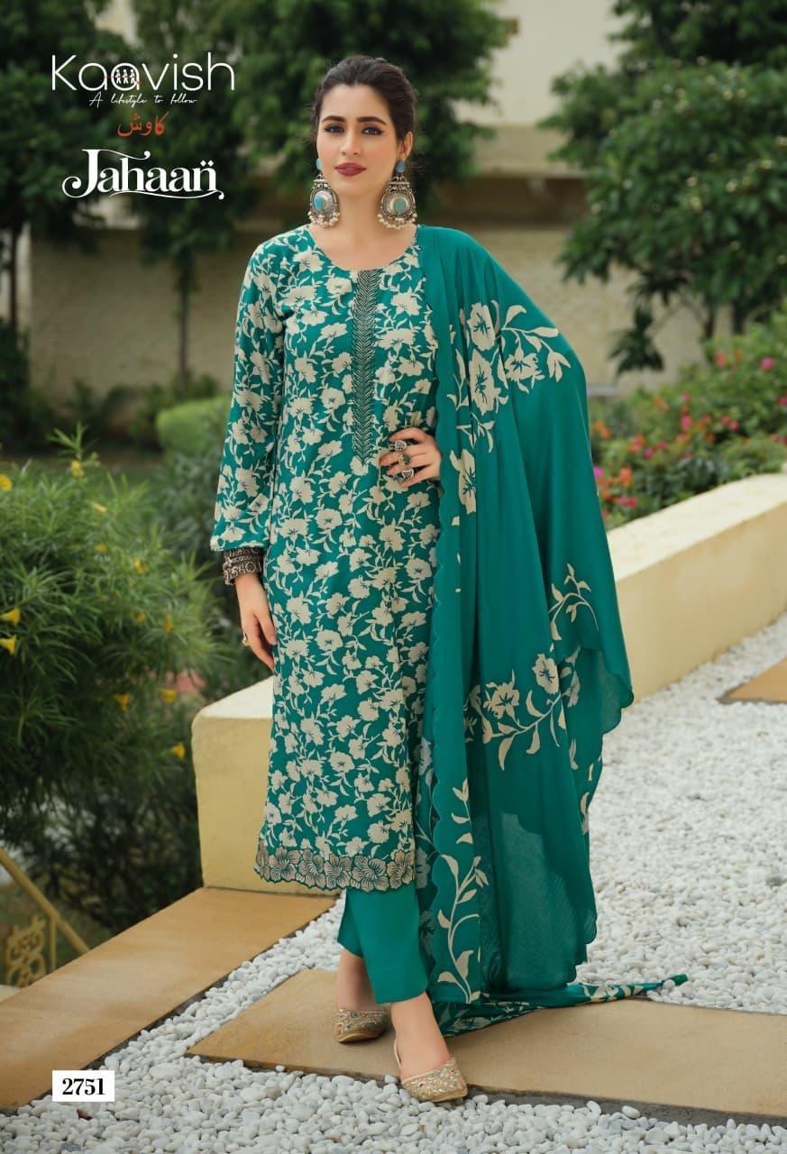 Kaavish Trends Jahaan Pure Viscose Pashmina Suit 2751