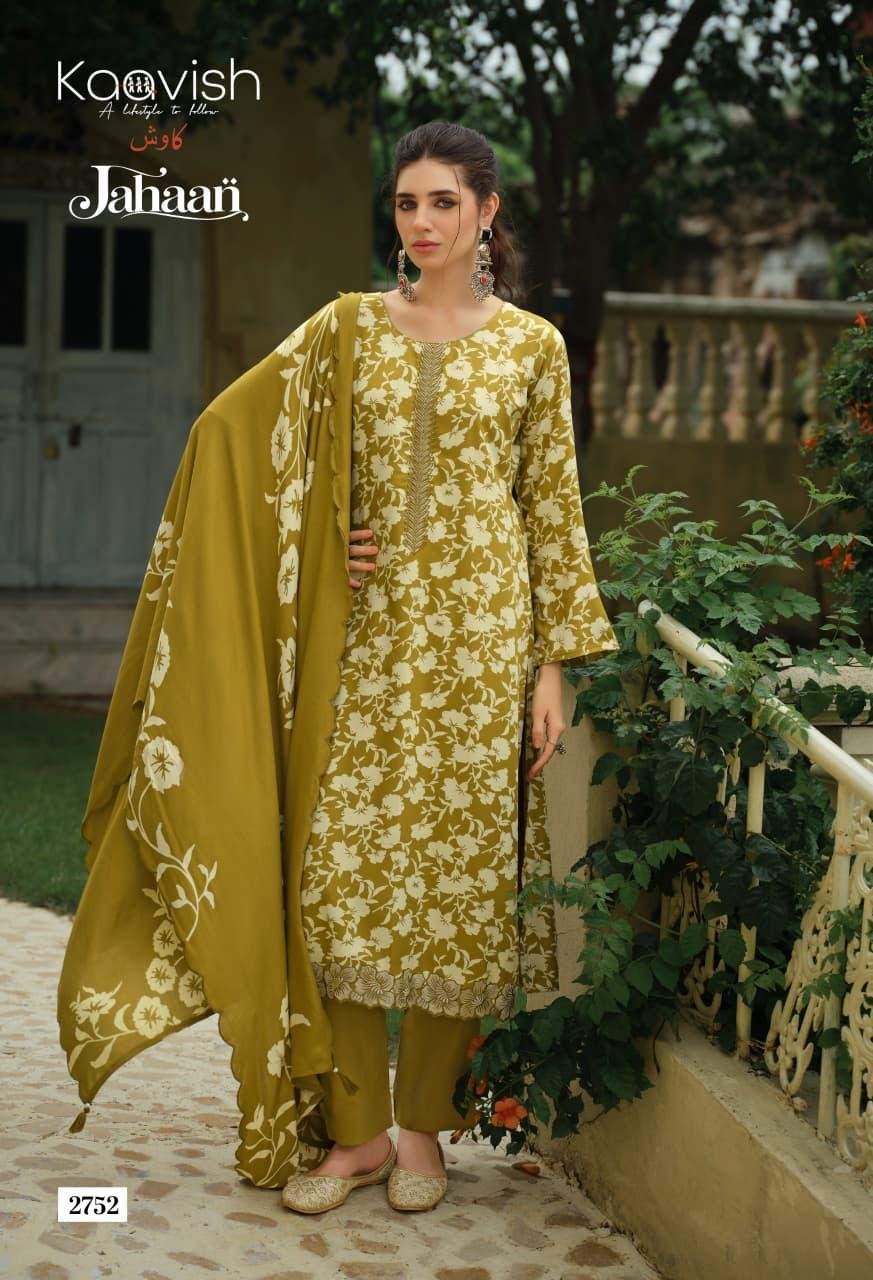 Kaavish Trends Jahaan Pure Viscose Pashmina Suit 2752
