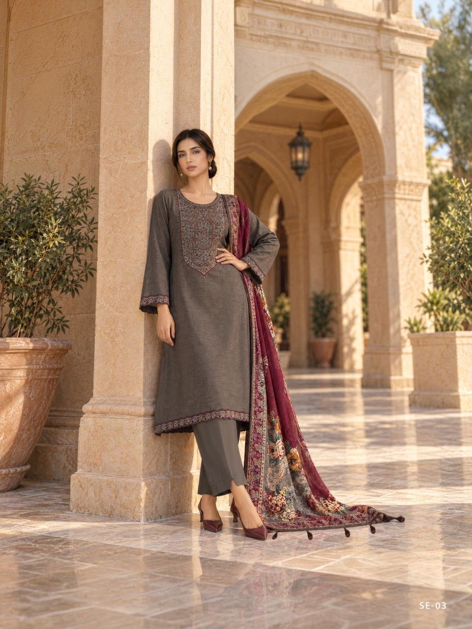 Varsha Fashion Sera Khadi Linen Suit SE-03