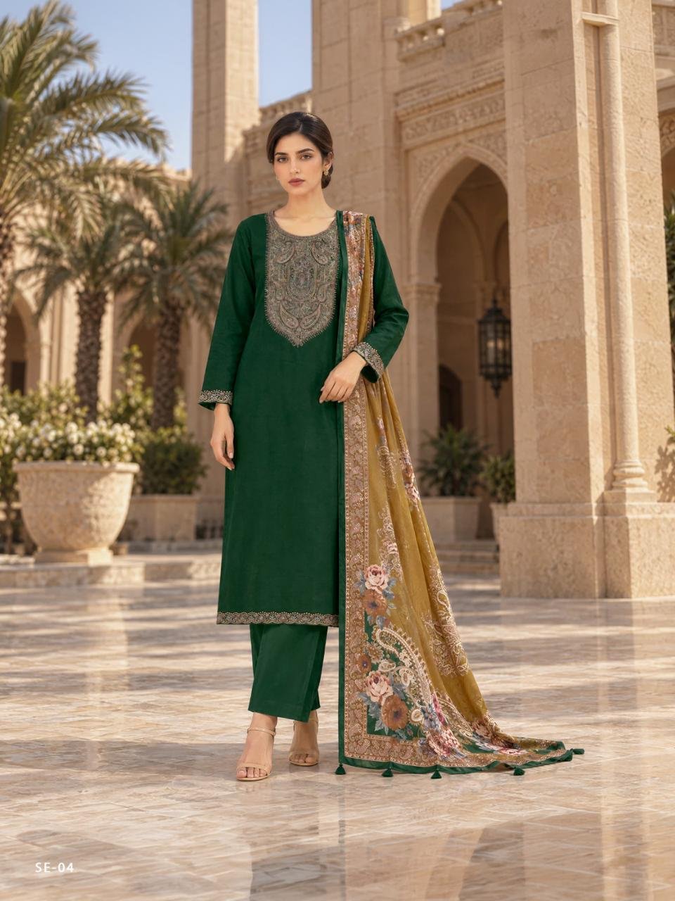 Varsha Fashion Sera Khadi Linen Suit SE-04