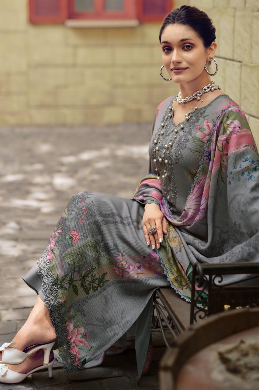 Varshaa Fashion Elisya Cord Pashmina Suit ES-03 - Image 2